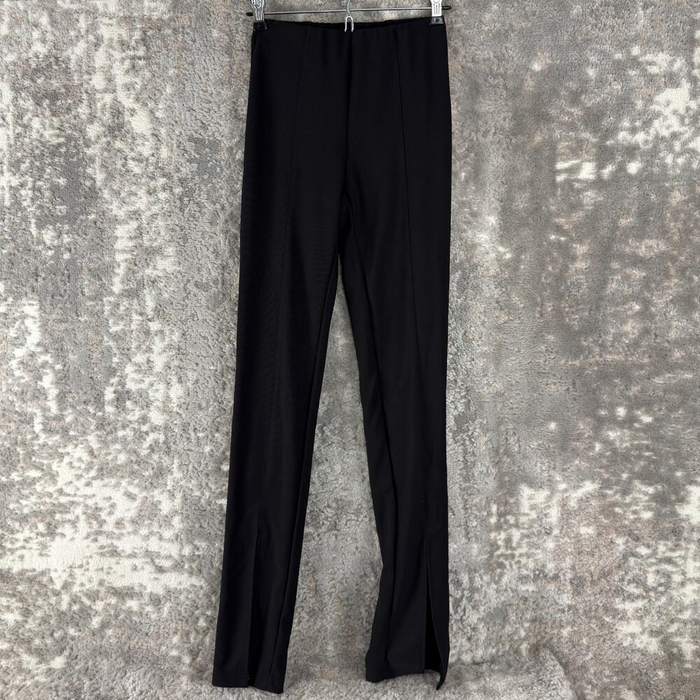 Adika Size M Minimalist Casual Pants Black Pull On